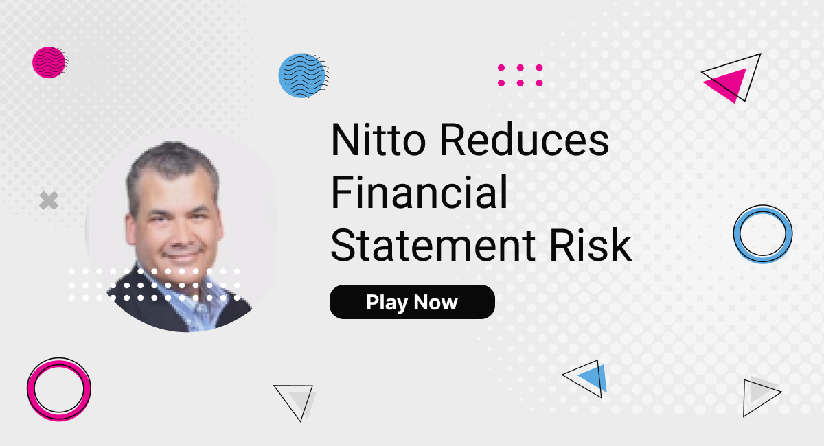 Nitto Reduces Financial Statement Risk