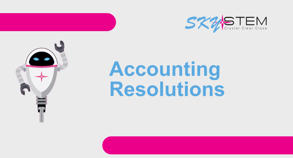 Accounting Resolutions